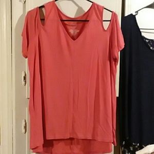 Women's cold shoulder blouse